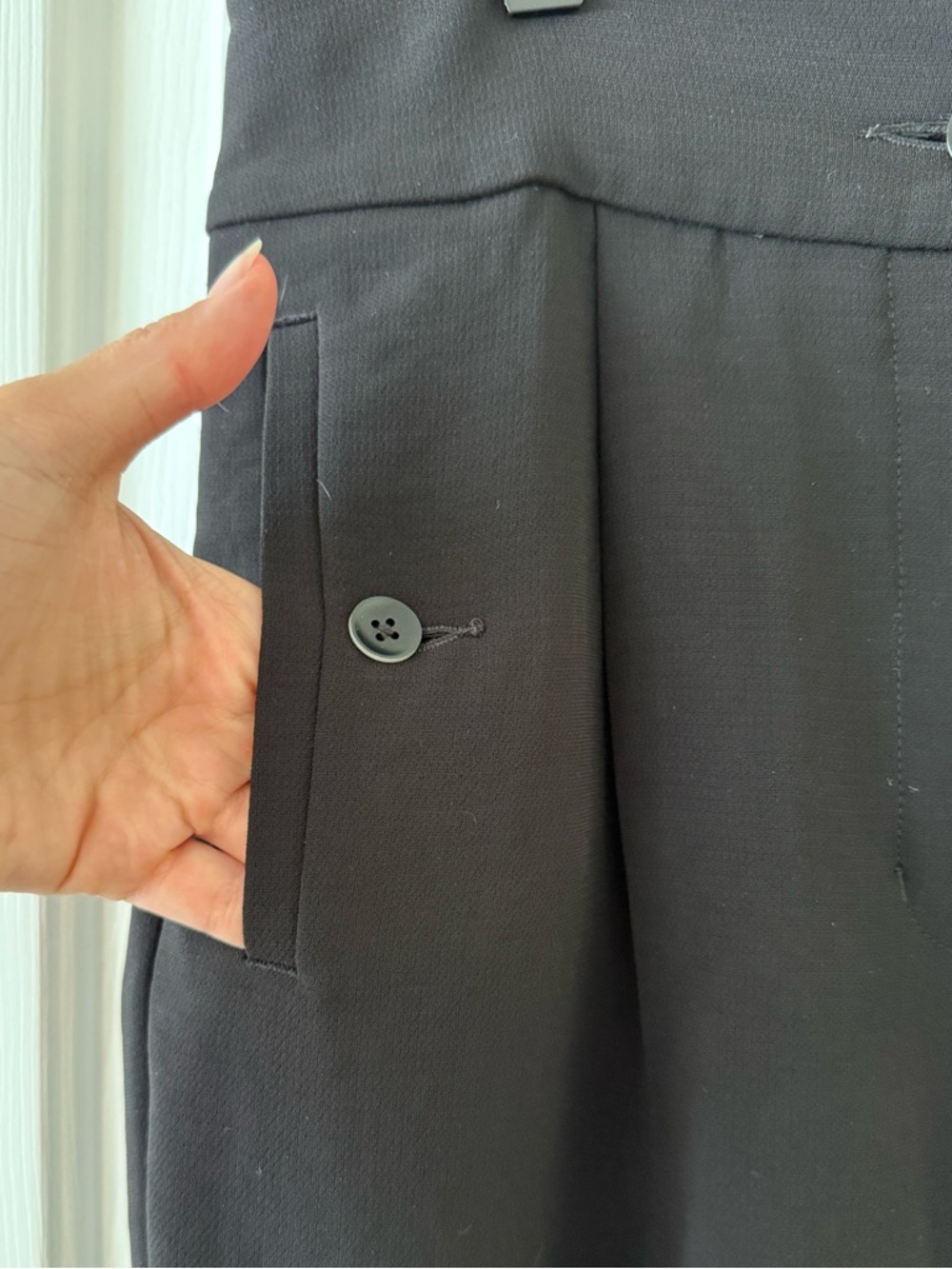 Express Black Women's Tailored Dress Trousers - Picture 7 of 9
